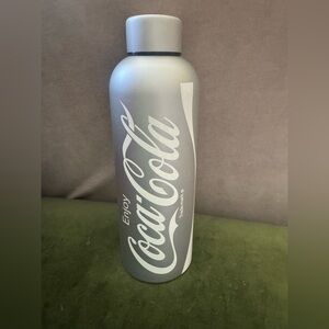 Coca-Cola Silver Stainless reusable Water Bottle- good for you and the planet❣️